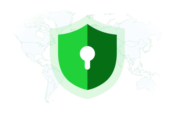 Shield illustration representing security